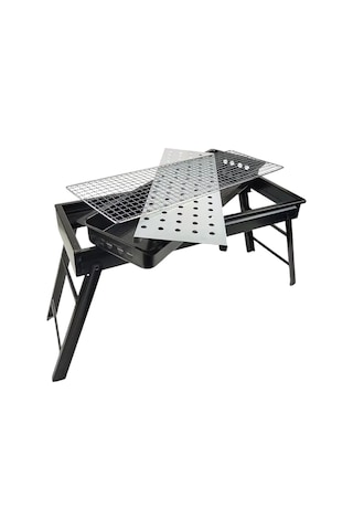 Madfox Cookout Portatif Katlanır Bbq Mangal Black Siyah
