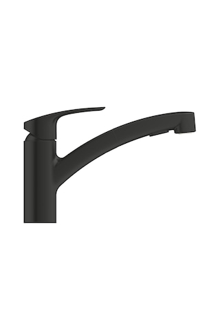 Grohe 303052431 Eurosmart Tek Kumandalı Spiralli Eviye Bataryası Siyah