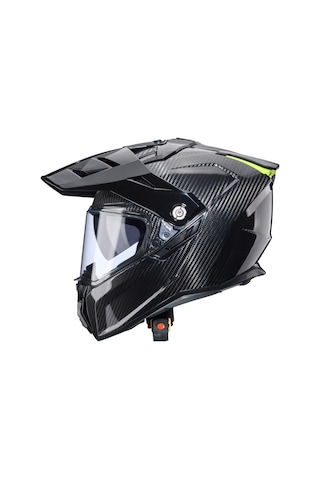 Caberg Full Face Cross Tanami Carbon Motosiklet Kaskı Siyah