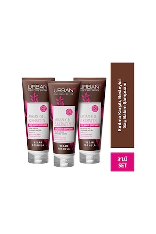 Urban Care Argan Yağı&keratin Kolay Kırılan Saçlara Özel Şampuan 3 x 250 ML