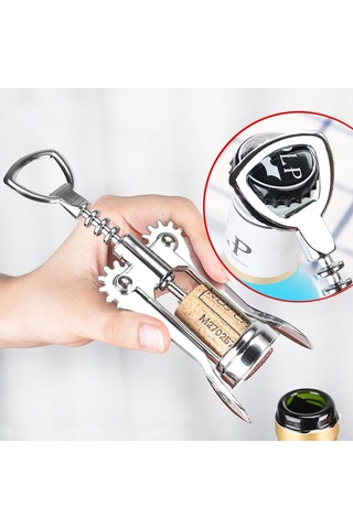 Profesyonel Pratik Çelik Tirbuşon Mantar Kapak Açacağı Diğer