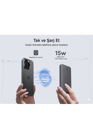 Aukey Magfusion Slim 5000mah Magsafe Type-c