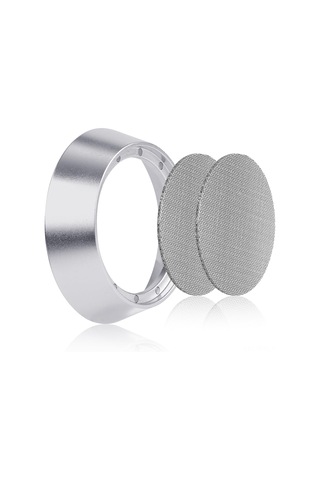 Maiyame 54mm Manyetik Kahve Dozaj Hunisi - Çift Filtreli, Alüminyum Yapı, Espresso İçin Pratik Ve Şık Aksesuar Gümüş