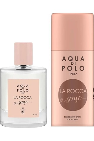 Aqua Di Polo 1987 La Rocca Sense Kadın Parfüm EDP 50 ML + La Rocca Sense Sprey Deodorant 150 ML