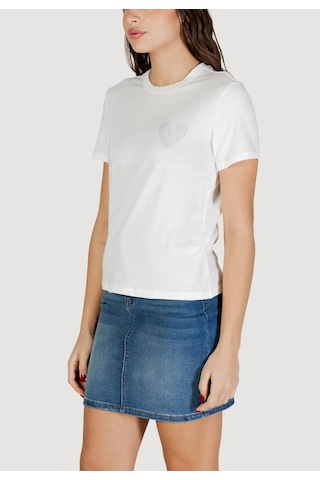 Only Onlarıana Beyaz Kadın T-shirt 15343771 Beyaz