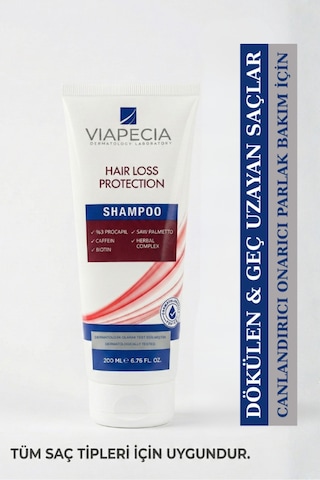 Viapecia Procapil Kafein Biotin İçerikli Saç Dökülmesine Karşı Şampuan 200 Ml