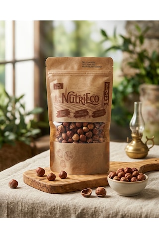 Nutrieco Çiğ İç Fındık 1. Sınıf Naturel 13-15 Mm İri Boy Yeni Hasat 1000gr 1 KG