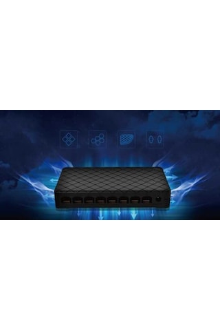 Ruijie Reyee Rg ES08 8 Port 10/100 MBPS Yönetilemez Plastik Kasa Switch