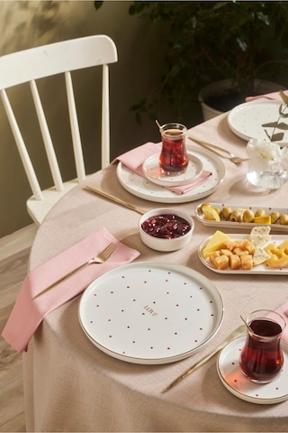 Karaca  Lovin 32 Parça 6 Kişilik Kahvaltı Takımı Gold