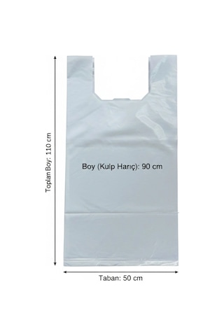 Poşet Kirli Beyaz Hantal -5 Kg