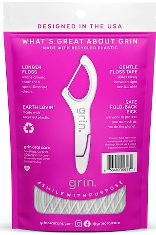 Grin Smooth Çatal Diş İpi Kürdanlı 75'li