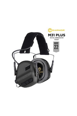 Opsmen Earmor M31 Plus Elektronik Atış Kulaklığı Kulak Koruma Black Siyah