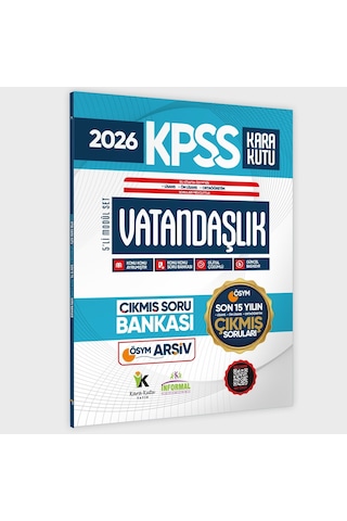 2026 Fullkpss Lisans-önlisans-ortaöğretim Kara Kutu Ösym Çıkmış Soru Bankası 5li Modül Set Son 15yıl