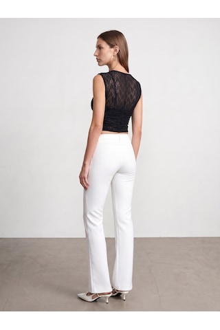 Dilvin 32492 Büzgülü Dantel Top-siyah