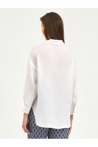 Karaca Kadın Comfort Fıt Gömlek-beyaz 12.25s.04.018 Beyaz