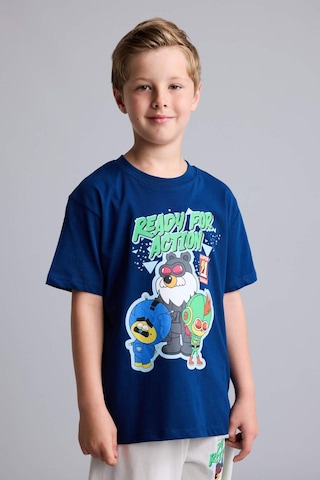 Defacto Super 1 Takım Lisanslı Regular Fıt Elastik Bel 2li Lacivert Pijama Takımı Erkek Çocuk H7975a826hsnv30 Lacivert-nv30