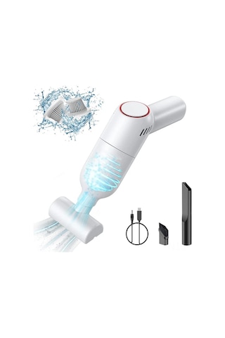 Reedark El Tipi Kablosuz Süpürge: 120w Güçlü Emme, 45 Dakika Kullanim Süresi, Islak-kuru Kullanim, Araba Ve Ev İçin Mini Taşınabilir