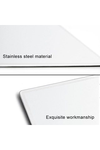 Sones Taşınabilir Araç Güneşliği Makyaj Aynası Paslanmaz Çelik Makyaj Aynası, Boyut: 110 X 65mm