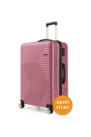 G&d Polo Suitcase Abs Gül Kurusu Büyük Boy Valiz 600.08-b Gülkurusu