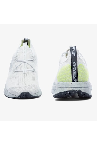 Lacoste Run Spın Eco Unisex White Yellow Sneaker Unisex Günlük Spor Ayakkabı Beyaz Sarı Beyaz