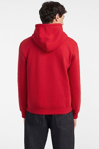 Guess Erkek Gj Hood Slım Mını Kapüşonlu Sweatshirt - Kırmızı Kırmızı