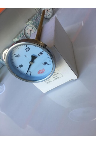 Simga 100 MM 500 Derecelik Taş Fırın Termometresi 40 Cm Boylu