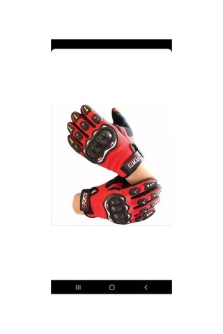 Motoexpressstore Sports Korumalı Ve Dokunmatikli Motosiklet Eldiveni Korumalı