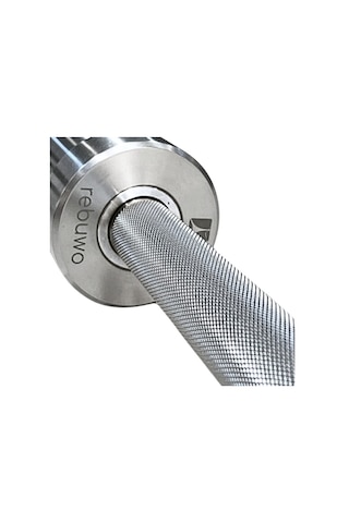 Rebuwo Ağırlık Halter Barı 220 Cm 8 Rulmanlı İçi Dolu Düz Krom Halter Antrenman Barı