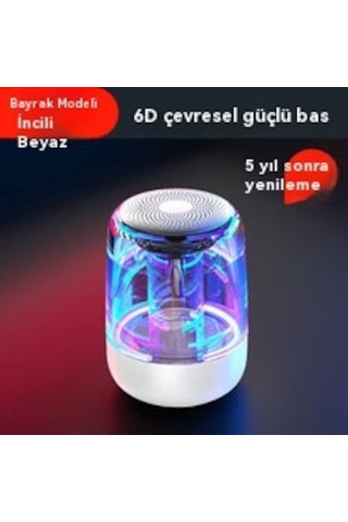 Kristal Cam Kablosuz Bluetooth Tws Hoparlör 1000mah