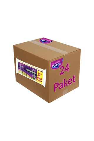 Klasik Yeşil Sünger Oluklu 5'li 24 Paket 1 Koli