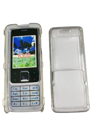 Nokia 6300 Uyumlu Telefon Koruyucu Şeffaf Mika Kapak 0