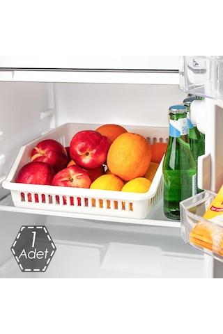 Porsima Org-25 Çok Amaçlı Buzdolabı İçi Düzenleyici Organizer Beyaz