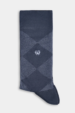 Bisse Gri Polyester Desenli Baklava Bambu Dikişsiz Uzun Soket Çorap Antrasit Crbmb23y102 58-1 Antrasit - Gri