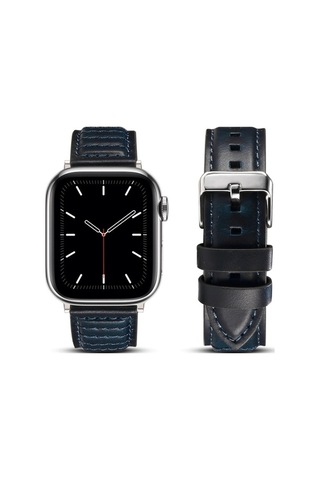 Tongxida Yağ Balmumu Hakiki Deri Saat Takı Bandı İos Uyumlu 9-8-7 41mm / Se 3-se 2-6-se-5-4 40mm / 3-2-1 38mm