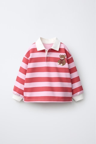Minigimin Cicileri Ayıcık İşleme Detaylı Kız Çocuk Sweat - Pembe