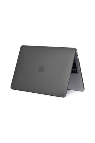 Macbook Pro 13.3 Inç 2338 Uyumlu Kılıf Husk Claro Mat Koruyucu Kapak Smoke
