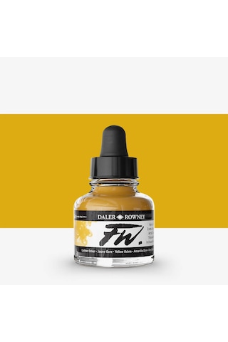 Daler Rowney Fw Ink Akrilik Mürekkep 29.5 Ml Yellow Ochre 663 Diğer