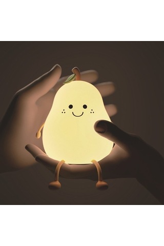 Metabagua Juhui Store 7 Renk Değiştiren Armut Gece Lambası - Beyaz Kıvgx5 Beyaz