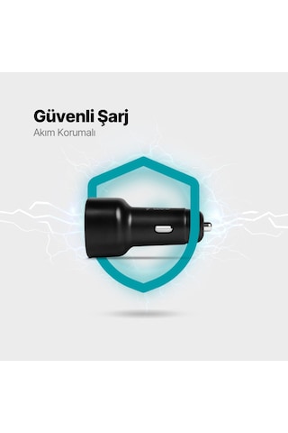 Smartcharger Duo Pd 83w Araç Hızlı Şarj Aleti Usb-c+usb-a Melodi