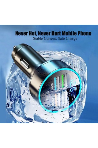 5 Port Usb C Araç Şarj Adaptörü Pd 150w Süper Hızlı Şarj 150w Araç Şarj Cihazı