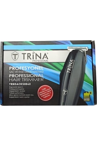 Trina TRNSACKS0040 Profesyonel Saç ve Ense Kesme Makinesi