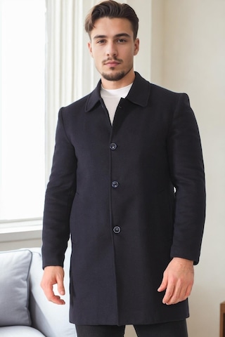 Plt9364 Dewberry Erkek Palto-lacivert Lacivert