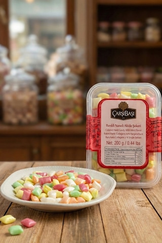Renkli Nane Akide Şekeri 200 Gram