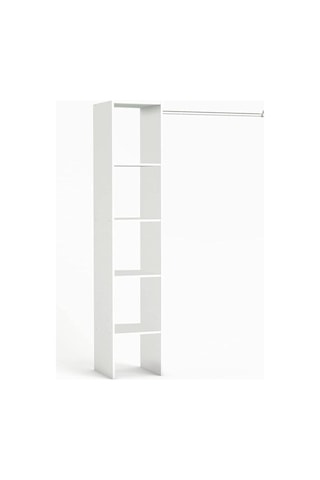 Eliz Açık Giyinme Dolabı - Gardırop Beyaz 120 Cm
