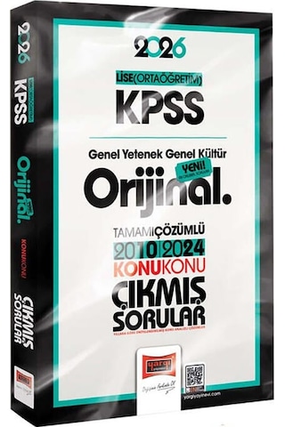Yargı 2026 Kpss Lise Ortaöğretim Gy-gk Orijinal 2010-2024 Konu Konu Çıkmış Sorular Yargı 2026 Kpss Lise Ortaöğretim Gy-gk Orijinal 2010-2024 Konu Konu Çıkmış Sorular