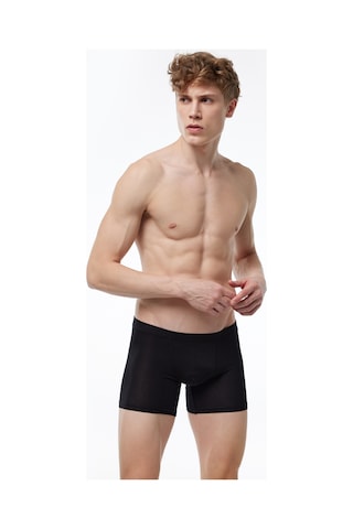 Malabadi Erkek Siyah 3 Lü Paket Micro Modal Boxer 909