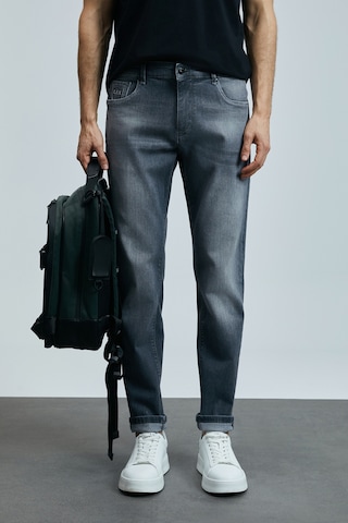 Lufian Alfıdo Smart Jean Erkek Pantolon Slim Fit Antrasit Antrasit 111200208100110 Antrasit