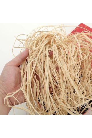 Jütburada Doğal Rafya 1 Kg Muz Lifi Süsleme İpi