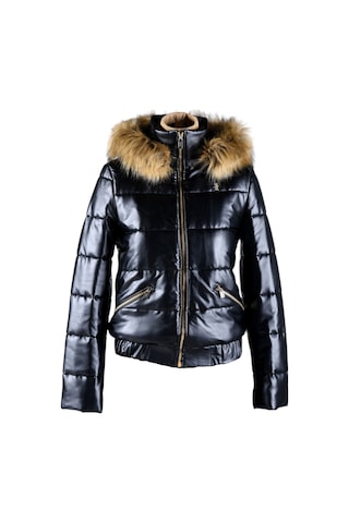 U.S. Polo Assn. Kadın Deri Mont Wp24012 Siyah