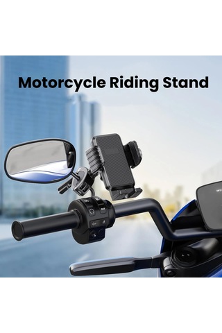 Bisiklet Motosiklet Şok Emme Cep Telefonu Tutucu Yerçekimi Navigasyon Dağı Kırmızı Kırmızı